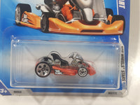 2008 Hot Wheels Stars '08 Go Kart Metallic Orange Die Cast Toy Car Vehicle New in Package