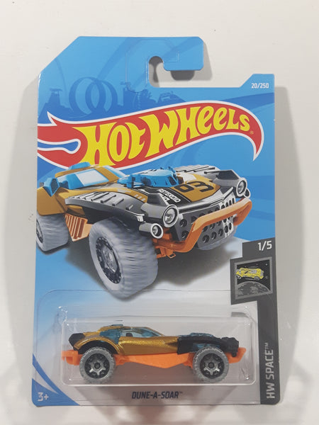 2019 Hot Wheels HW Space Dune-A-Saur Gold Die Cast Toy Car Vehicle New in Package