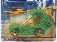 2002 Hot Wheels Rodzilla Green Die Cast Toy Car Vehicle New in Package