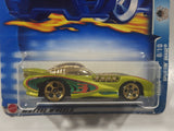2003 Hot Wheels Track Aces Splittin' Image II Lime Green Die Cast Toy Car Vehicle New in Package