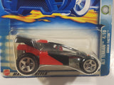 2003 Hot Wheels Alt Terrain Shock Factor Mojave Racing Black & Red Die Cast Toy Car Vehicle New in Package