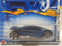 2002 Hot Wheels Sling Shot Dark Blue Die Cast Toy Car Vehicle New in Package
