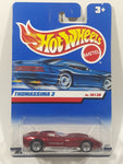 2000 Hot Wheels First Editions Thomassima 3 Metalflake Red Die Cast Toy Car Vehicle New in Package