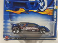 2002 Hot Wheels Speed Blaster Dark Blue Die Cast Toy Car Vehicle New in Package