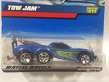 2000 Hot Wheels Tow Jam Blue Die Cast Toy Car Vehicle New in Package