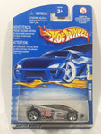2001 Hot Wheels Shadow Jet Silver Die Cast Toy Car Vehicle New in Package