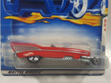 2001 Hot Wheels 1957 Roadster Red Die Cast Toy Car Vehicle New in Package