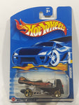 2002 Hot Wheels Dogfighter Matte Black Die Cast Airplane Style Toy Car Vehicle New in Package