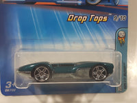 2005 Hot Wheels First Editions Drop Tops Speed Bump Turquoise Green Die Cast Toy Car Vehicle New in Package