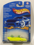 2001 Hot Wheels Outsider Fluorescent Yellow Die Cast Toy Car Vehicle New in Package