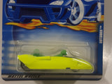 2001 Hot Wheels Outsider Fluorescent Yellow Die Cast Toy Car Vehicle New in Package