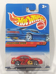 2000 Hot Wheels Kung Fu Force '99 Mustang Red Die Cast Toy Car Vehicle New in Package