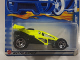 2002 Hot Wheels Shock Factor Fluorescent Yellow and Black Die Cast Toy Car Vehicle New