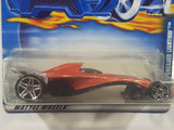 2001 Hot Wheels Greased Lightnin' Orange and Black Die Cast Toy Car Vehicle New in Package