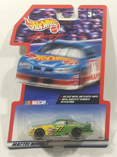 1999 Hot Wheels Pro Racing NASCAR #97 Chad Little John Deere Green and Yellow Die Cast Toy Car Vehicle New in Package