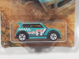 2019 Hot Wheels Rally Sport Mini Cooper S Challenge Teal Blue Die Cast Toy Car Vehicle New in Package