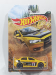 2019 Hot Wheels Rally Sport '08 Lancer Evolution Yellow Die Cast Toy Car Vehicle New in Package