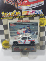 1992 Racing Champions NASCAR #1 Jeff Gordon Baby Ruth Stock Car White Die Cast Toy Car Vehicle with Collector Card New in Package with Autograph
