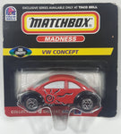 1998 Taco Bell Matchbox Madness Cool Concepts VW Concept Red Die Cast Toy Car Vehicle New in Package