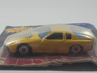 Vintage Tai Cheong Free Wheeling Action! 6890 Porsche 944 Yellow Die Cast Toy Car Vehicle New in Package