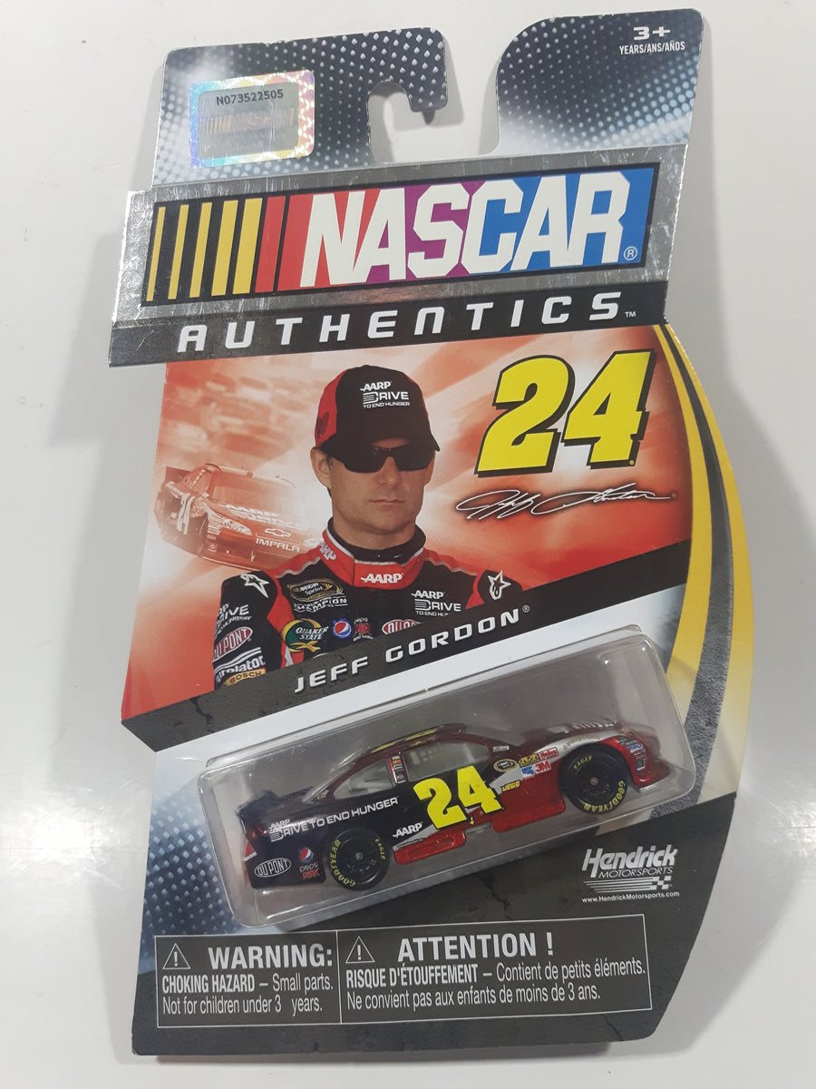 2012 Spin Master Nascar Authentics #24 Jeff Gordon AARP Red Die Cast T ...