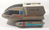 1992 Playmates Paramount Pictures Star Trek The Next Generation Goddard Enterprises Shuttle Craft 15 1701-D 11" Long Plastic Spacecraft Vehicle