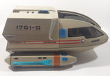 1992 Playmates Paramount Pictures Star Trek The Next Generation Goddard Enterprises Shuttle Craft 15 1701-D 11" Long Plastic Spacecraft Vehicle