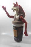 1999 Taco Bell KFC Pizza Hut LucasFilm Star Wars Jar Jar 13" Tall 32 oz Plastic Drinking Cup with Character Lid