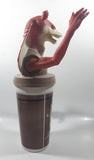 1999 Taco Bell KFC Pizza Hut LucasFilm Star Wars Jar Jar 13" Tall 32 oz Plastic Drinking Cup with Character Lid