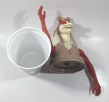 1999 Taco Bell KFC Pizza Hut LucasFilm Star Wars Jar Jar 13" Tall 32 oz Plastic Drinking Cup with Character Lid