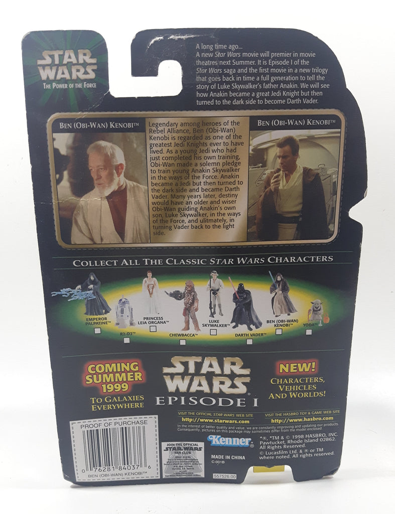 1998 Hasbro Kenner Star Wars The Power Of The Force Ben (Obi-Wan) Keno ...