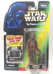 1998 Hasbro Kenner Star Wars The Power Of The Force Chewbacca as Boushh's Bounty 4 1/4" Tall Toy Action Figure with Bowcaster and Freeze Frame Action Slide Photo New in Package
