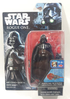 2016 Hasbro Disney Star Wars Rogue One Darth Vader 4 1/4" Tall Toy Action Figure with Projectile Firing New in Package