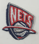 New Jersey Nets NBA Basketball Team Logo 1 3/4" x 2" Embroidered Fabric Sports Patch Badge