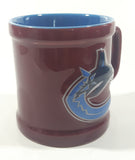 Hockey Rules NHL Vancouver Canucks Ice Hockey Team Embossed 3 3/4" Tall Ceramic Coffee Mug Cup