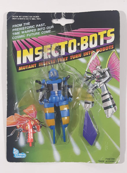 Chigo Insecto-Bots Mustant Insects That Turn Into Robots Butterfly 4" Tall Toy Action Figure with Accessories New in Package (Not Sealed)