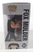 2016 Funko Pop! Television The X Files #183 Fox Mulder 4" Tall Vinyl Bobble-Head Figure New in Box