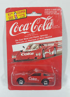 1988 Hartoy Coca Cola Coke Soda Pop Chevrolet Corvette Red Team Turbo Die Cast Toy Car Vehicle with Opening Doors New in Package