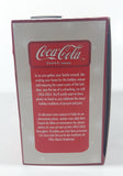 2004 Coca Cola Pearlescent Porcelain Ornament Collection Santa Claus in Sleigh Christmas Tree Ornament New in Box