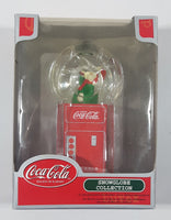 Coca Cola Snowglobe Collection Snowman Globe on Red Vending Machine Christmas Tree Ornament New in Box