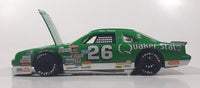 1991 Revell Racing NASCAR #26 Brett Bodine Ford Thunderbird Quaker State Green 1/24 Scale Die Cast Toy Car Vehicle with Opening Hood