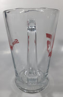 Snap-On Tools 9" Tall Clear Heavy Glass Pitcher Jug