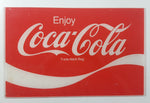 Enjoy Coca Cola 10" x 16" Plexiglass Sign