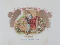 Vintage Romeo y Julieta Habana Cuba Cigar Box
