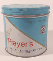 Vintage 1980s Player's Navy Cut Cigarette Tobacco 200g Blue Tin Metal Can