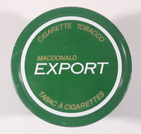 Vintage Macdonald's Export Finest Virginia Cigarette Tobacco Green Tin Metal Can