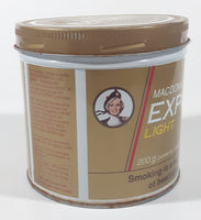Vintage Macdonald's Export Light Cigarette Tobacco Gold Tin Metal Can