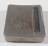 Vintage Lion Engraved Metal Cigarette Maker Machine Case