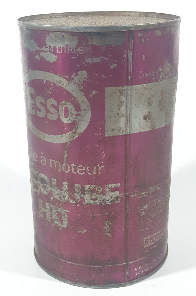 Vintage Esso Essolube HD Heavy Duty SAE 30 Motor Oil One Litre Pink Me ...