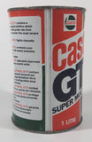 Vintage Castrol GTX Super Multi-Grade 10W/30 Motor Oil One Litre Metal Can FULL